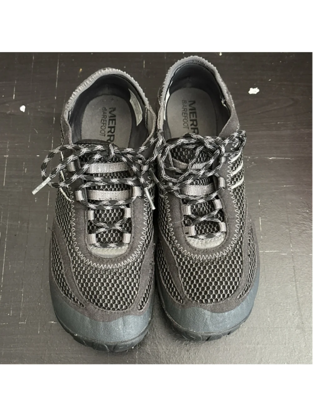 Merrell Pace Glove 3 Women's 9 Black Barefoot Vibram Trail Running Shoes EU 40